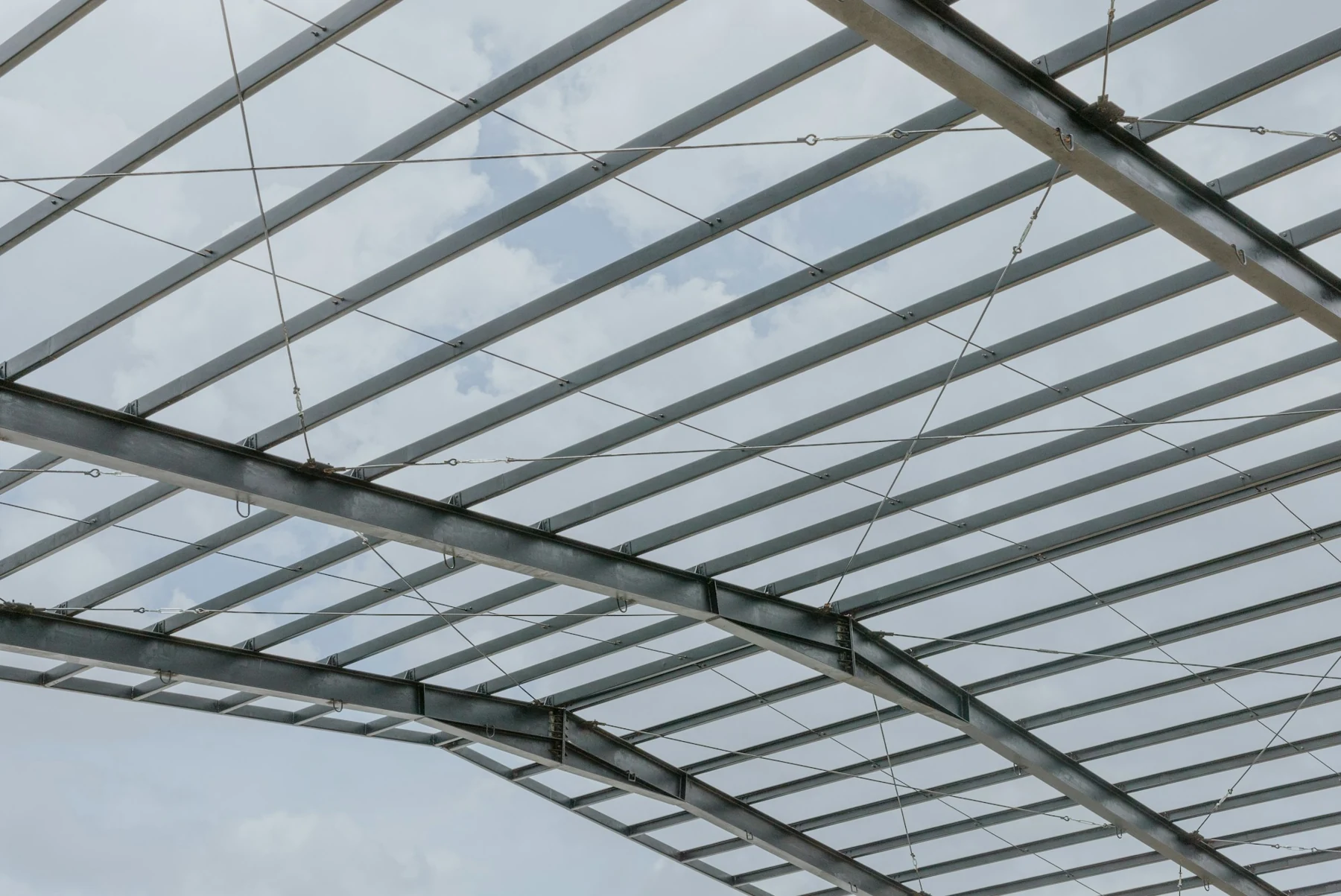 Illustrative metal framework & foundations photography